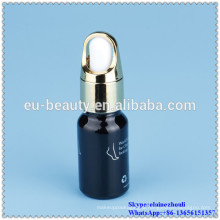 20ml frosted black dropper bottle with plastic dropper